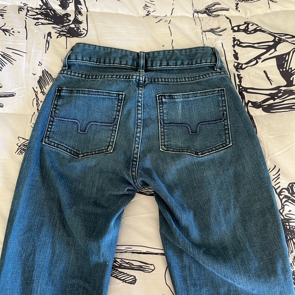 Kimes Ranch Blue Flare Wide Leg Jeans
